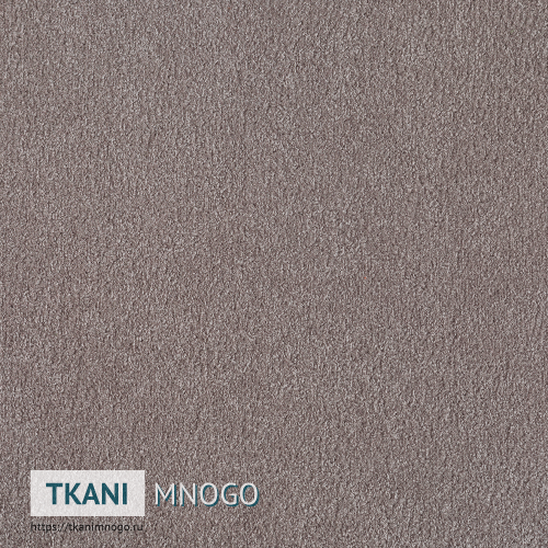 Фото ткани велюра “7” (однотонный коричневый)