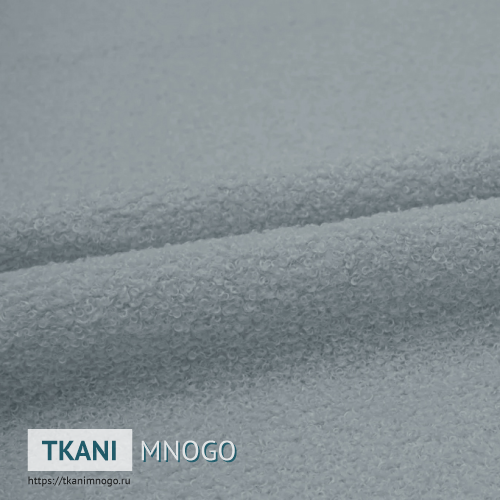 Фото ткани велюра “cf010-7” (однотонный серый)
