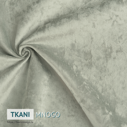 Фото фактуры велюра “005” (однотонный серый)