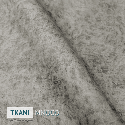 Фото материала велюра “1033-5” (узор серый)