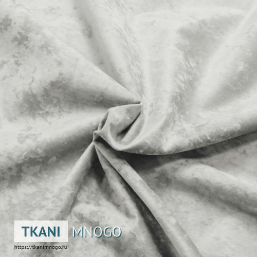 Фото обивки велюра “184-35” (однотонный белый)