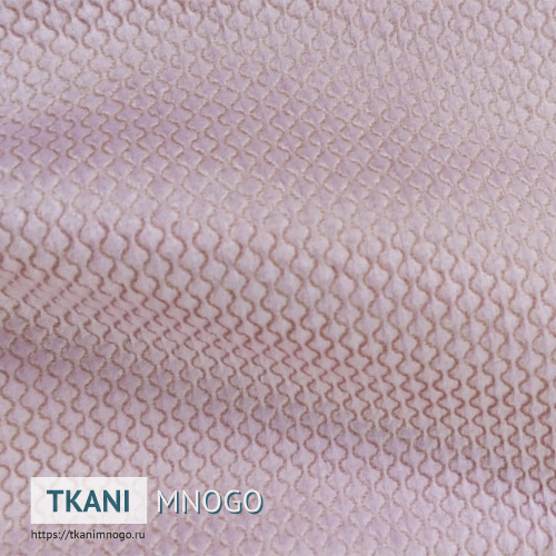 Фото материала велюра “799-25” (мелкий рисунок розовый)