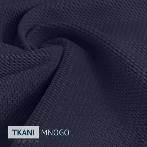 Фото материала велюра “Kvadro-8” (однотонный синий)