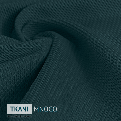 Фото ткани велюра “Kvadro-9” (однотонный синий)