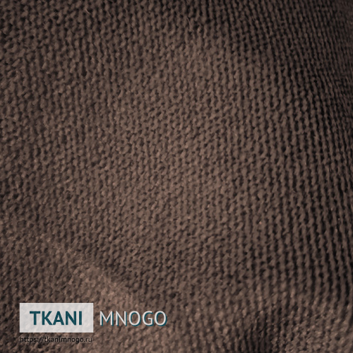 Фото обивки велюра “Leon 013” (однотонный коричневый)