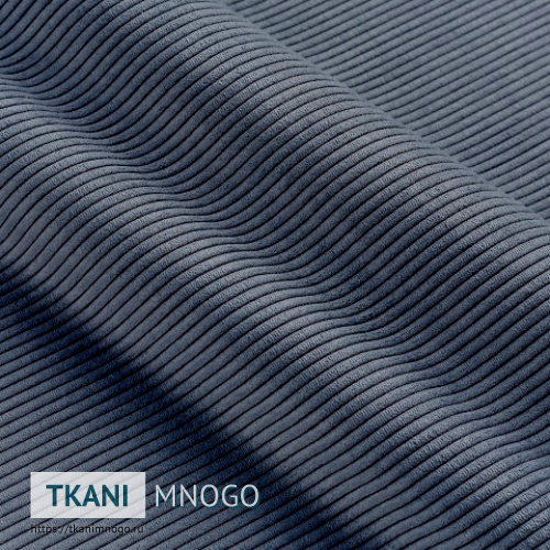 Фото ткани велюра “9А” (полоса серый)