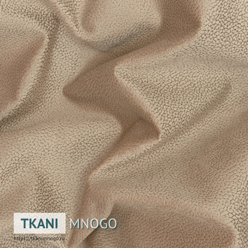 Фото материала велюра лазерпринт Прованс В729 (Garden/Гарден) мелкий рисунок бежевый