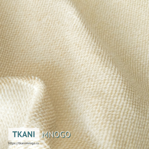 Фото ткани велюра “EL-02” (однотонный бежевый)