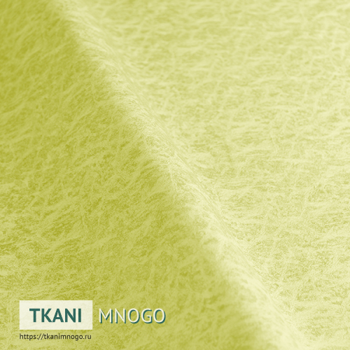 Фото ткани велюра “Tron-8” (однотонный желтый)
