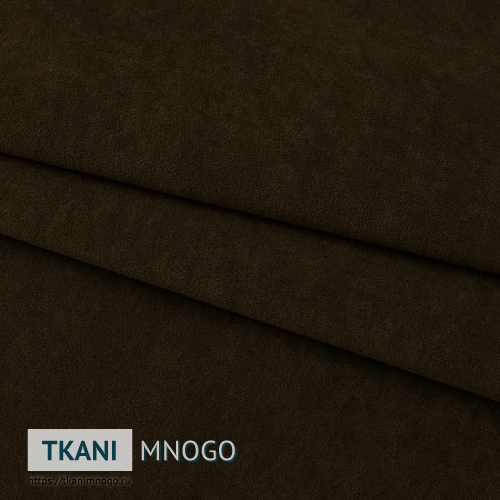 Фото фактуры велюра “Viva-7” (однотонный коричневый)