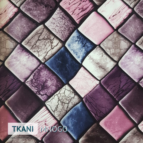 Фото внешнего вида микровелюра “104-7” ромб.